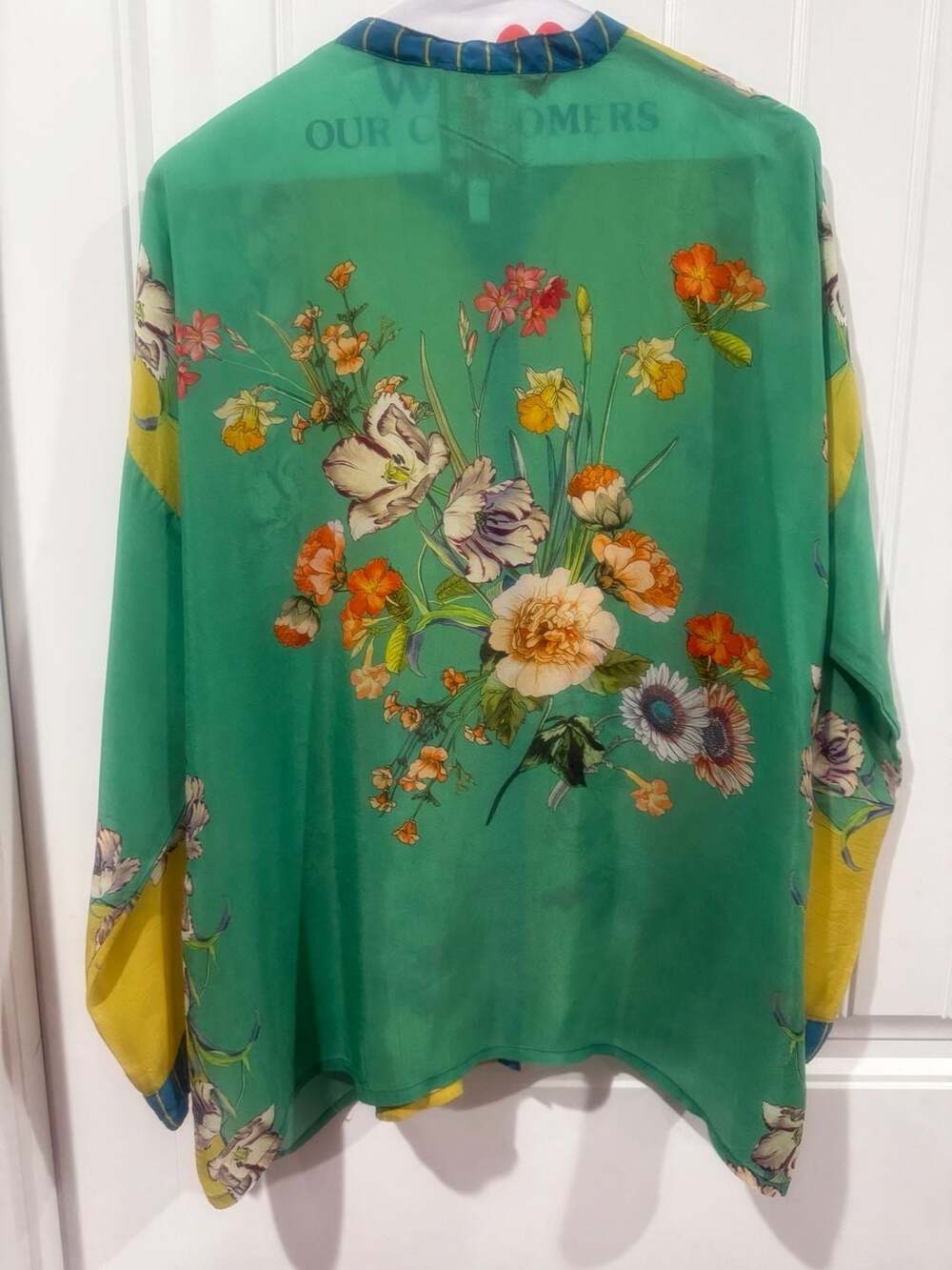 Johnny Was Panya Karis Floral Cupra Rayon Button Down Blouse XS Boho Top - Picture 3 of 9